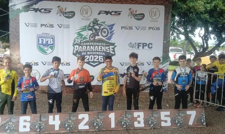 ABAST BMX CLUBE de Toledo marca presença na abertura do Campeonato Paranaense de Bicicross em Palotina e conquista 14 medalhas.
