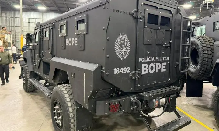 Estado compra sete blindados para operações de segurança de alta complexidade