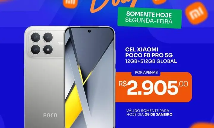 Somente hoje: Xiaomi Day na Dalet Importados!