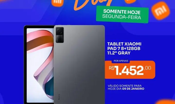 Somente hoje: Xiaomi Day na Dalet Importados!