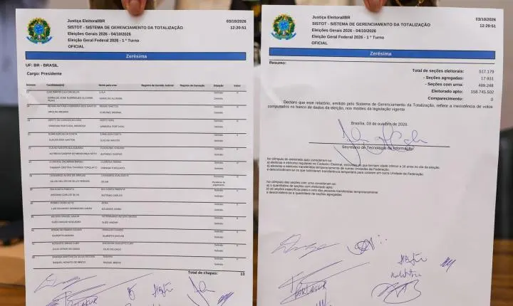 TSE faz teste final de sistemas e emite zerézima